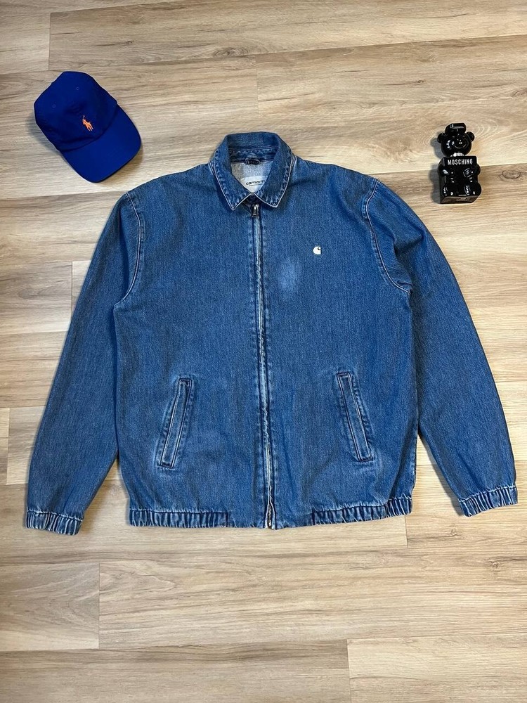 Carhartt Madison Blue Denim Jacket for Men in L/XL