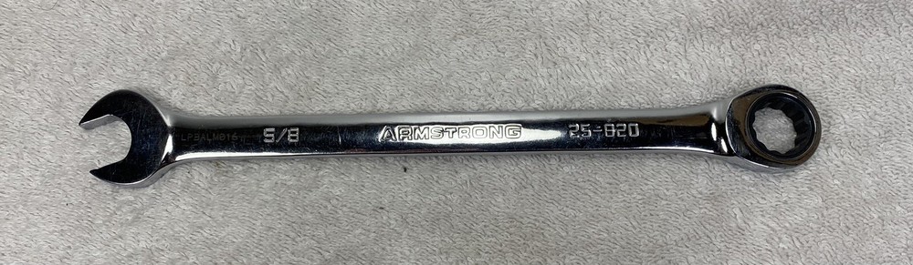 NEW Armstrong USA 25-820 Ratcheting Combination Wrench 5/8”