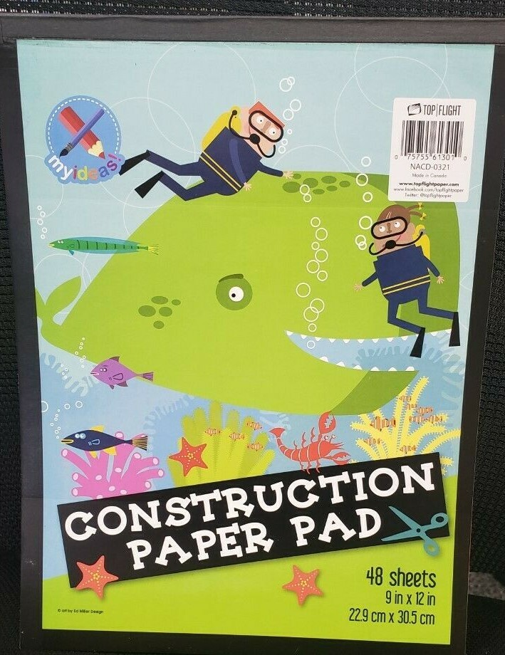 Top Flight paper Construction Paper Pad 9