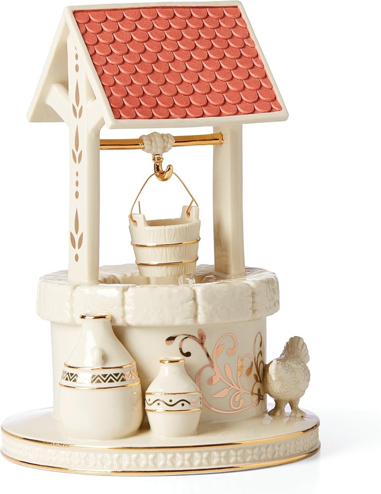 Lenox 893607 Nativity Water Well Figurine Featuring First Blessing Design