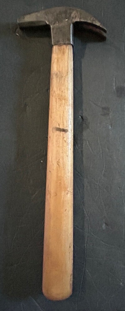 Vintage Claw Hammer With Original Wood Handle Unbranded 13