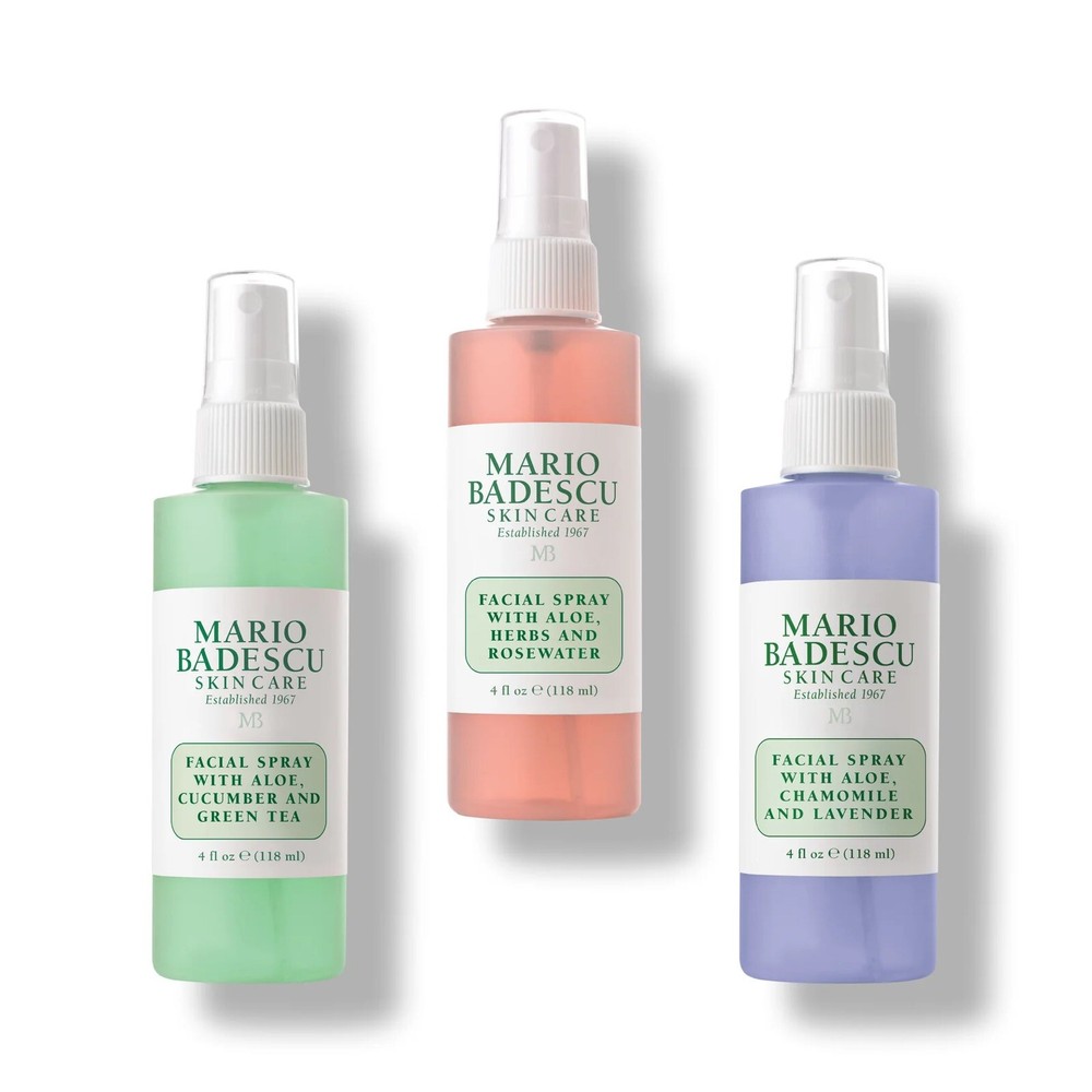 Mario Badescu Facial Spray Trio Set with Spritz Mist and Glow  