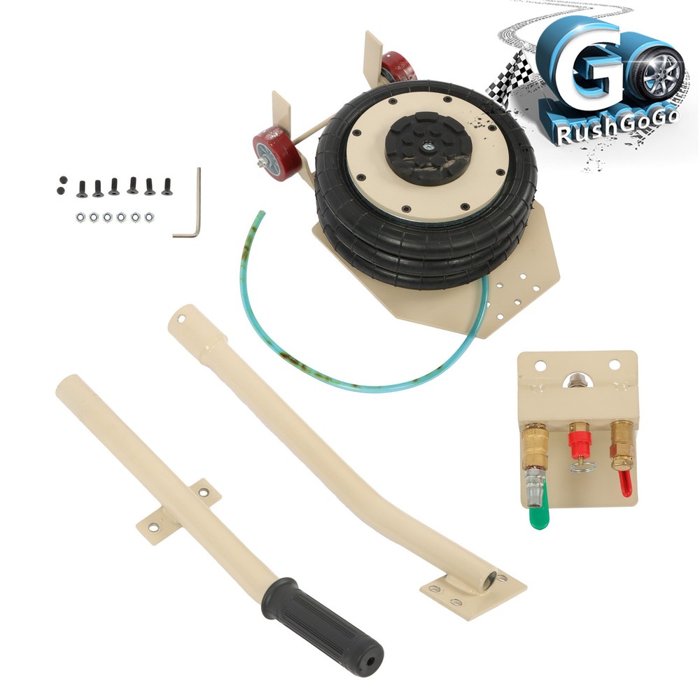 Triple Bag Air Jack 3 Ton Adjustable Handle Pneumatic Jack For Car SUV Lifting