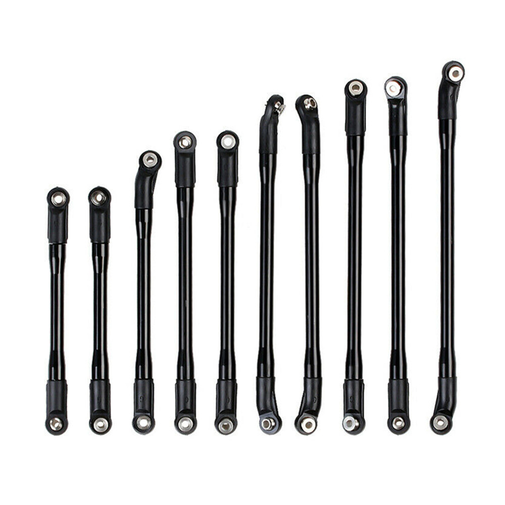 10 New Aluminum Rod Linkage for Axial SCX10 II 90046 1/10 RC Crawler Car Upgrade