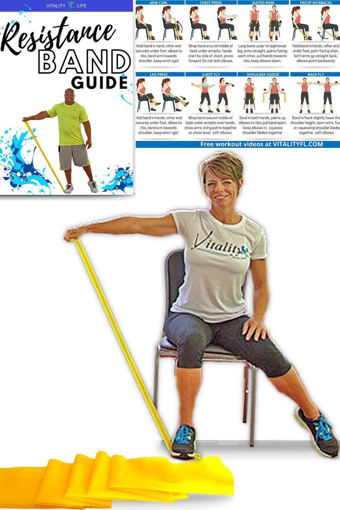 Resistance Band for Seniors: Exercise Band specifically Created for Seniors w...