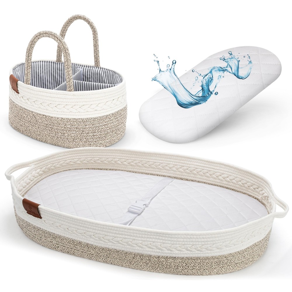 Baby Changing Basket for Baby Dresser, Moses Baskets for Newborn, Baby Moses ...