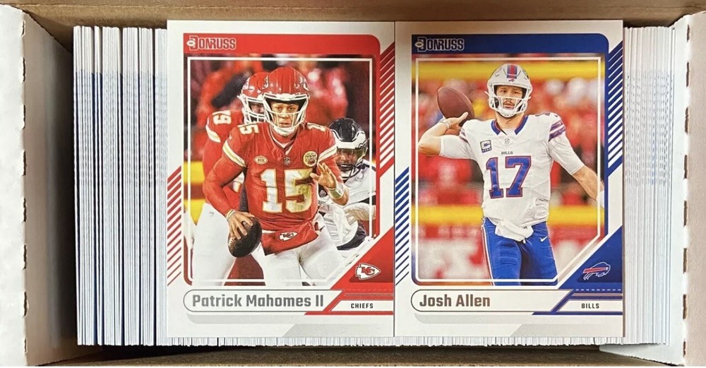 2024 PANINI DONRUSS FOOTBALL COMPLETE BASE SET 1-300 MAHOMES ALLEN JACKSON +++
