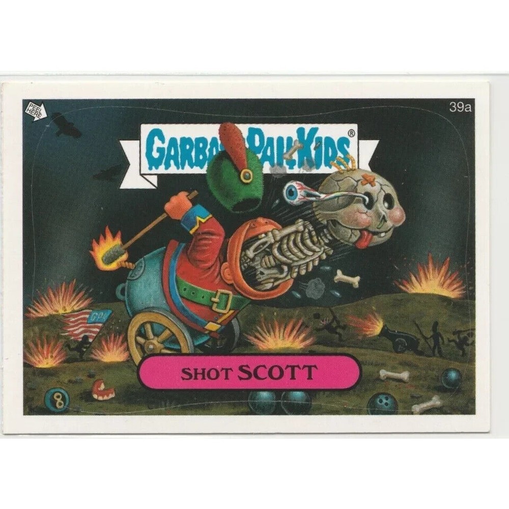 Vintage 2007 Garbage Pail Kids ANS6 Shot Scott #39a Trading Card