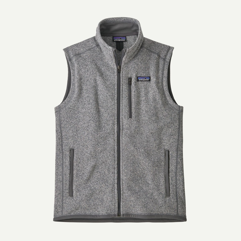 Patagonia Mens Large Better Sweater Fleece Full Zip Vest Stonewash Outdoor