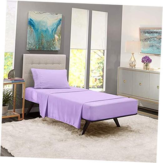 Twin XL 3Pc Sheet Set - Fits College Dorm Room Beds Extra Soft - Deep