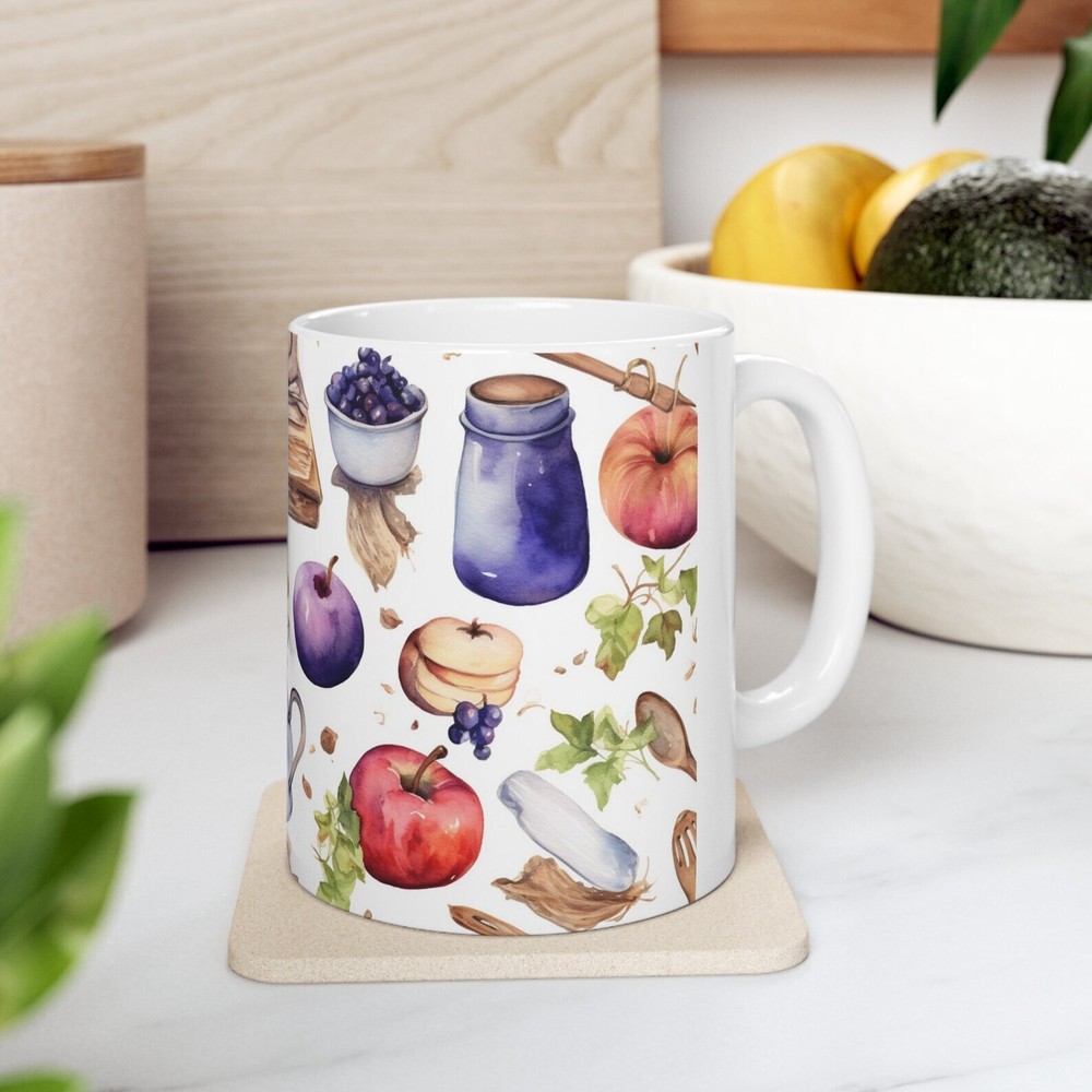 Rustic 11oz Country Ceramic Coffee Mug