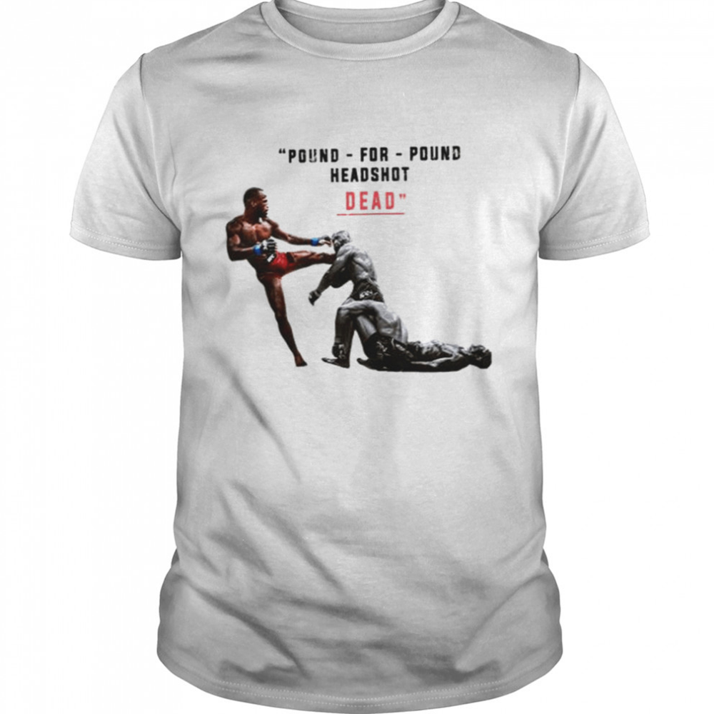 Pound For Pound Headshot Leon Edwards White T-Shirt Sizes S-5XL  
