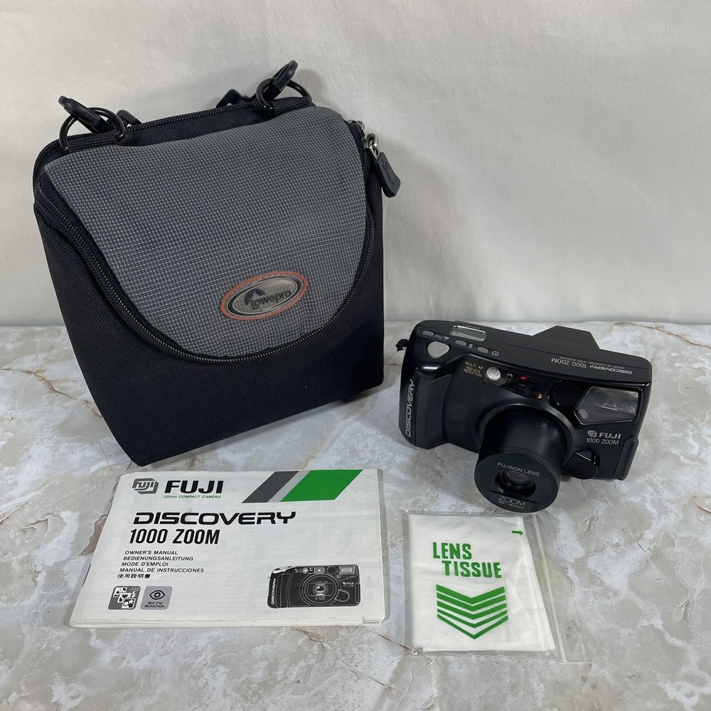 Fuji Discovery 1000 Zoom 35mm Point and Shoot Film Camera