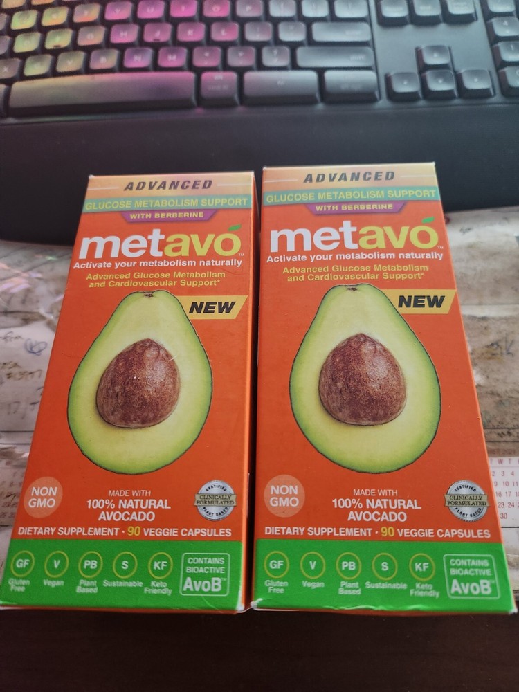 2-Metavo w/Berberine Glucose Metabolism Support Advanced 90 Veggie Caps 09/2026