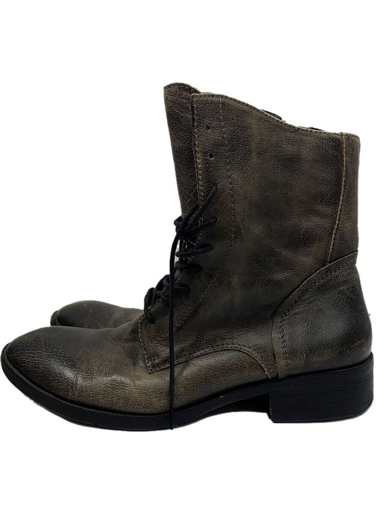 Lace-Up Boots/43/Brw/Leather 858