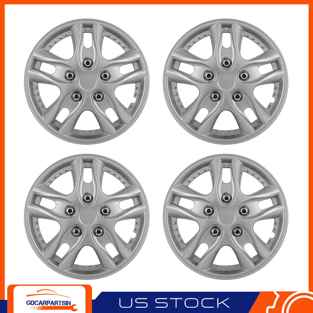 12 Inch Set of 4 Snap-On Wheel Covers Hubcaps for R12 Tires and Rims