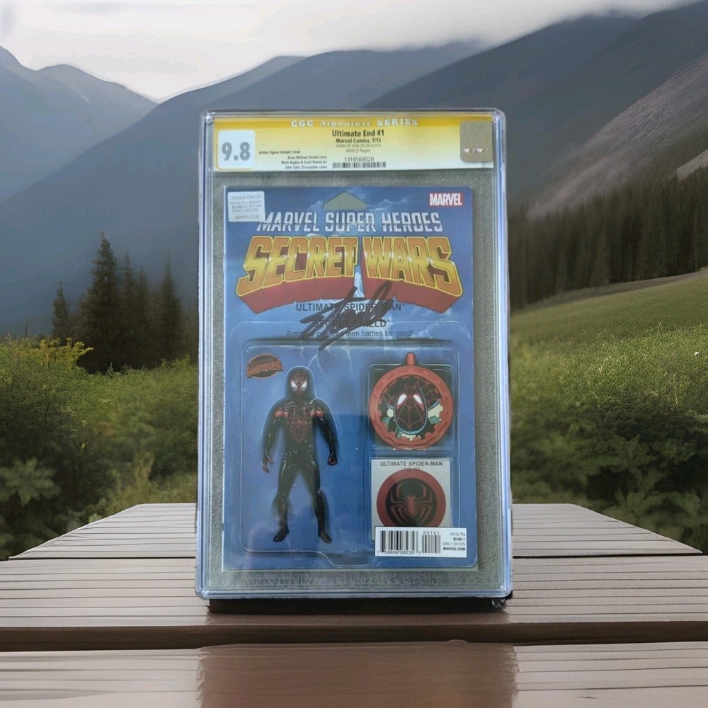 Ultimate End #1 MILES MORALES Spider-Man  Secret Wars Variant  *SIGNED STAN LEE*