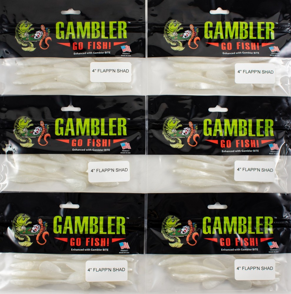 (LOT OF 6) GAMBLER LURES 4