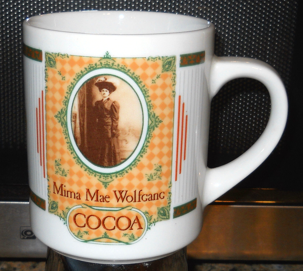 Mima Mae Wolfgang Cocoa Coffee Mug WCC Collectible Ceramic Cup