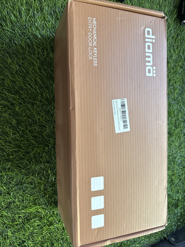 DIAMA Mortise Mechanical Keyless Entry Door Lock (Matte Black)