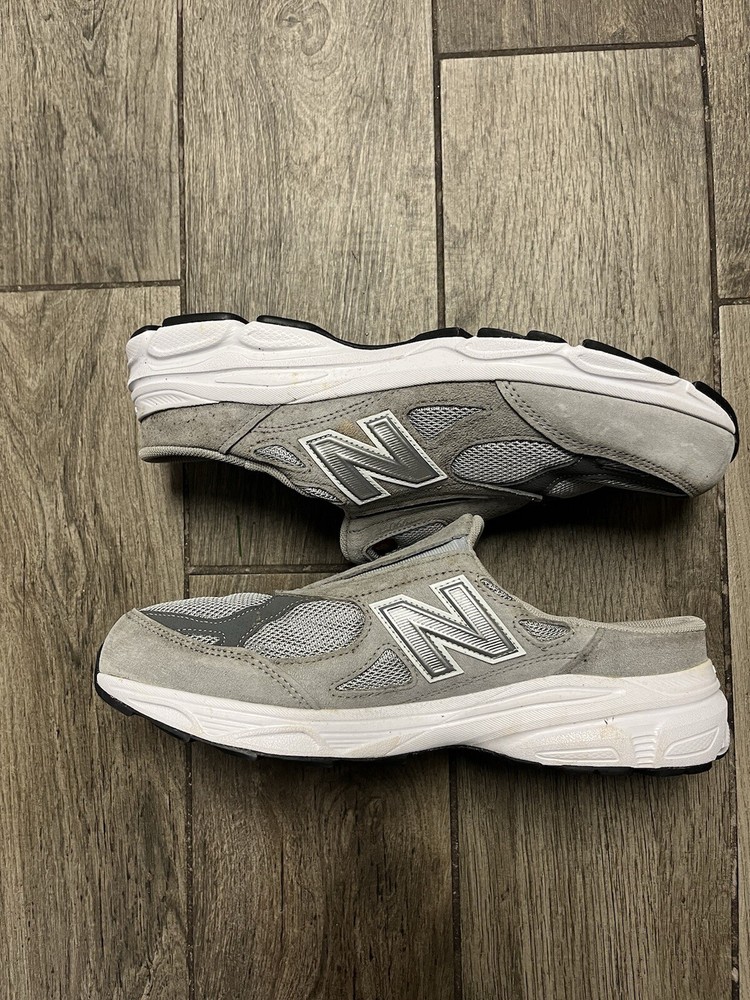 New Balance 990v3 Heritage Slip-ons Gray Mens Sz 11 Comfort Slippers Slides
