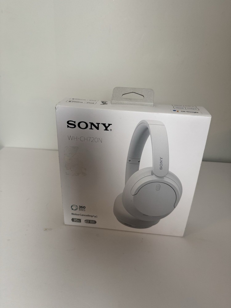 Sony WH-CH720N Wireless Noise Cancelling Over-Ear Headphones in White