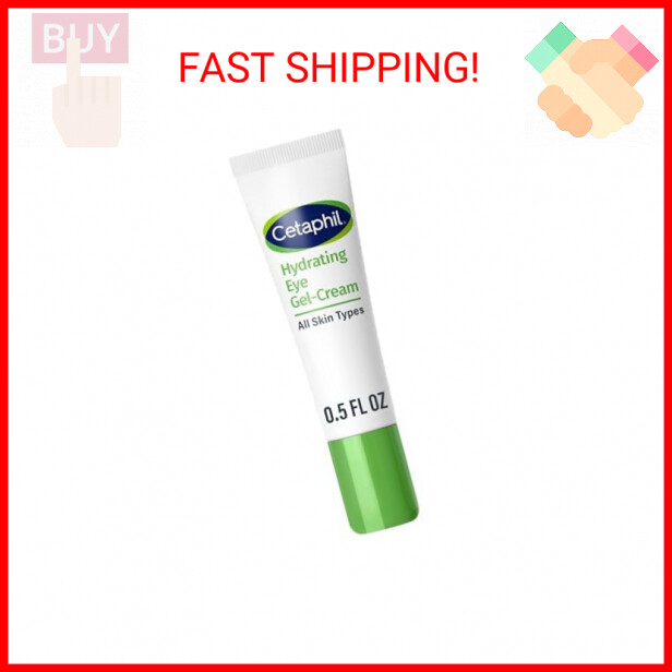 Cetaphil Hydrating Eye Gel-Cream with Hyaluronic Acid Brightens Dark Circles 0.5 oz