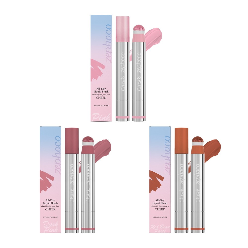 Multi-Use Liquid Blush Highlighter Contour Lip Gloss Hydrating Blush