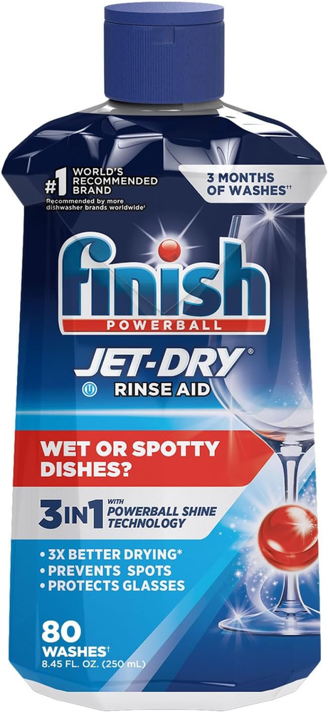 Rinse Aid Dishwasher Rinse Agent & Drying Agent 845 Fl Oz Pac