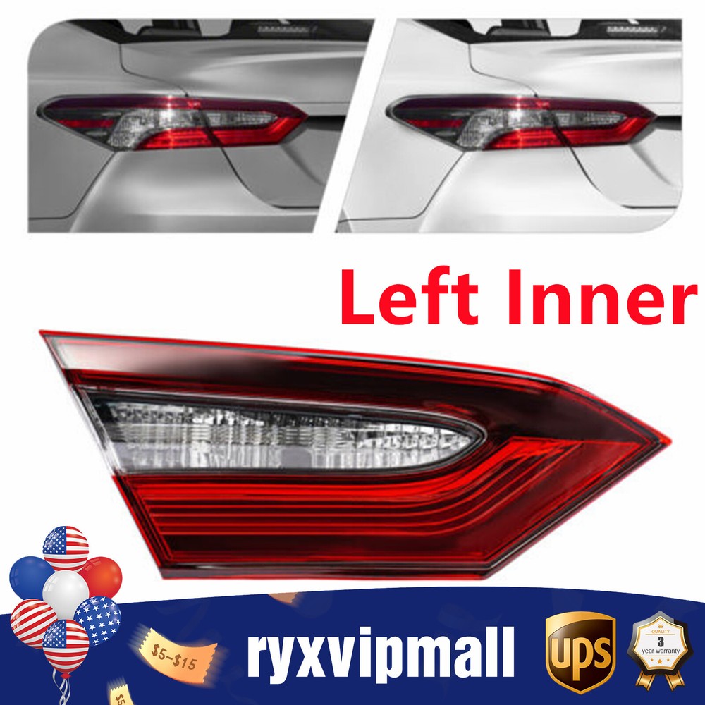 For 2021 2022 2023 Toyota Camry Le Ce Tail Light Left Inner Side Rear Lamp