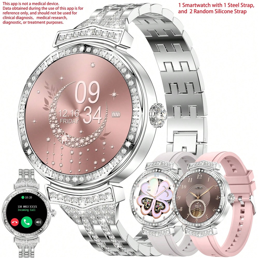 FITCXJX Smartwatch for Men & Women with Call Integration and Fitness Tracking