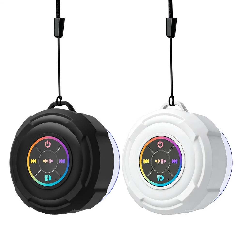 Mini Portable Bluetooth Wireless Waterproof Shower Speaker With Suction Cup