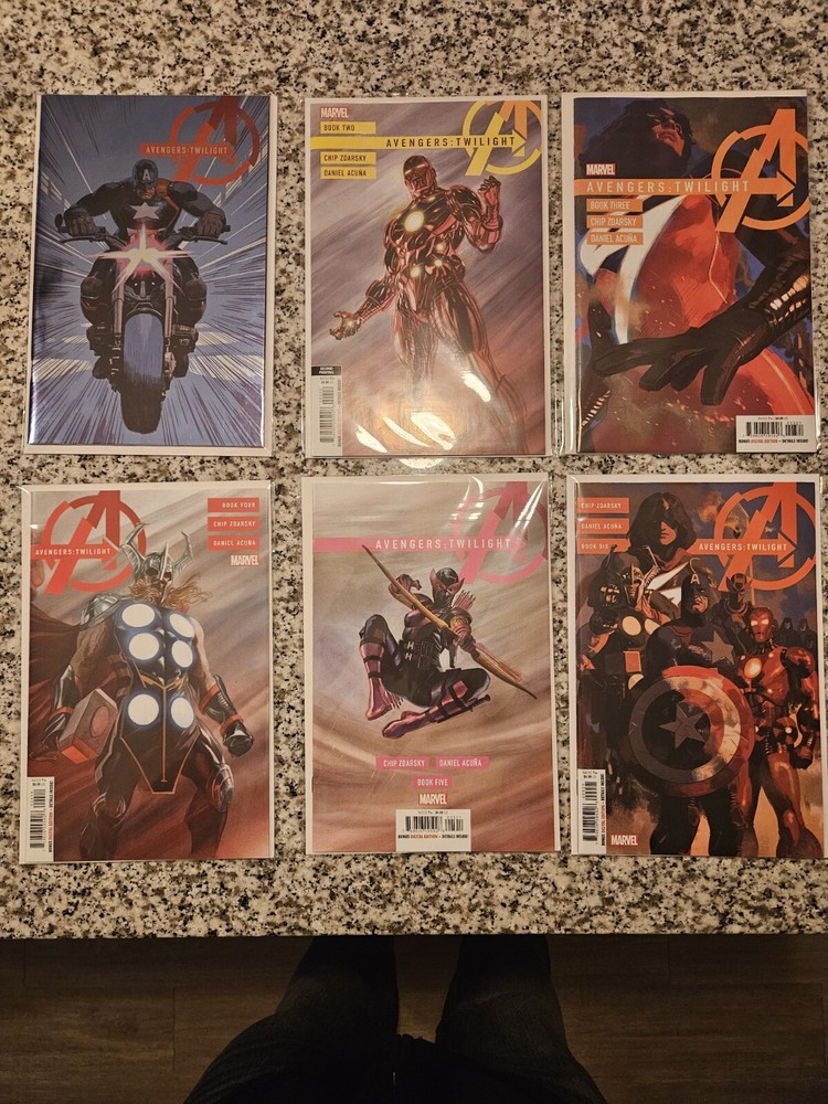 Avengers: Twilight 2024 Complete Set 1-6 NM Chip Zdarsky/Daniel Acuna