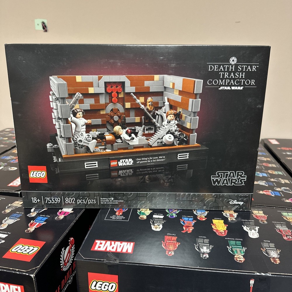 LEGO Star Wars 75339 Death Star Trash Compactor Retired Set New In Sealed Box