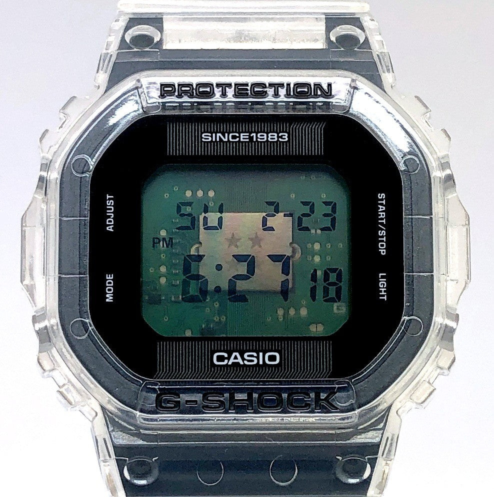 Casio G-Shock DWE-5640RX-7 40TH ANNIVERSARY CLEAR REMIX Used