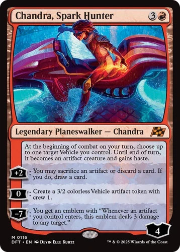 Chandra, Spark Hunter Aetherdrift Regular (DFT) NM #0116