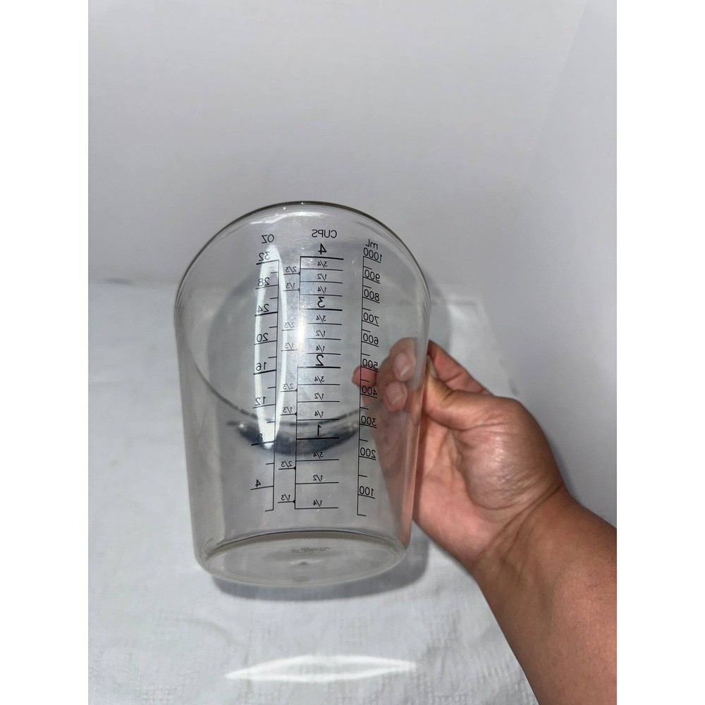 Pampered Chef 4-Cup Easy-Read Measuring Cup 32 oz 1000 mL