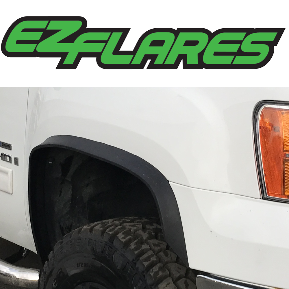 Original EZ Flares Peel & Stick Mud Guards Universal Fit for Chevy Trucks