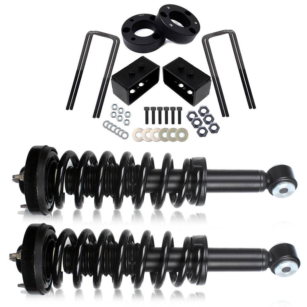 2.5 Front 2 Rear Leveling Lift Kit with Complete Struts for Ford F150