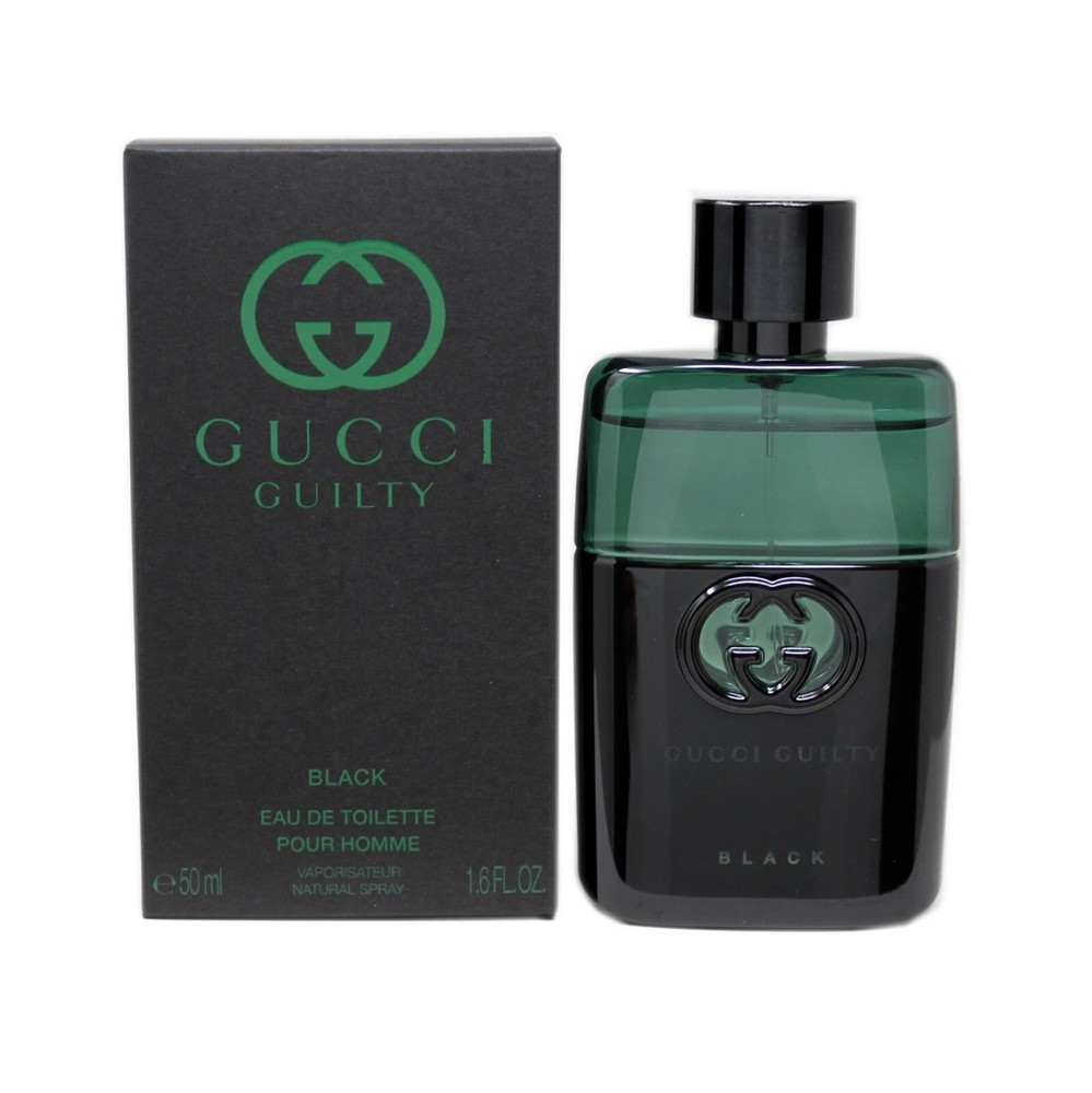 Gucci Guilty Black Pour Homme by Gucci, 1.6 oz EDT Spray for Men Brand New