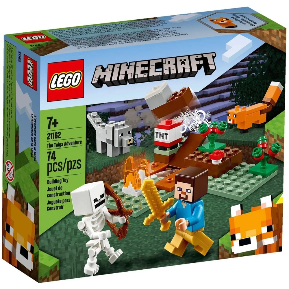 LEGO Minecraft The Taiga Adventure Building Set 2116 with Minifigures