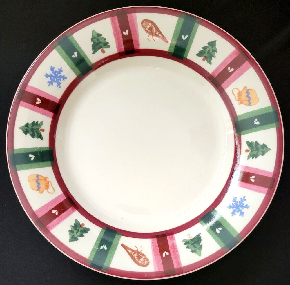 Pfaltzgraff Snow Bear Dinner Plates Set of 4 11.1