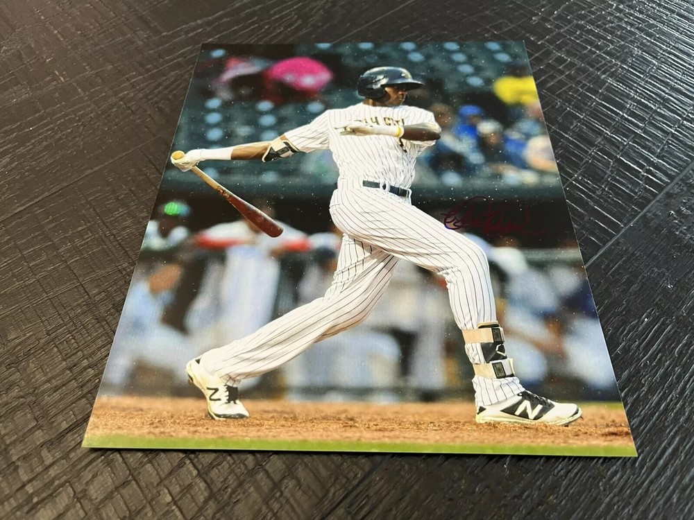 Estevan Florial Signed 8x10 Photo Auto Autograph Yankees MLB Baseball