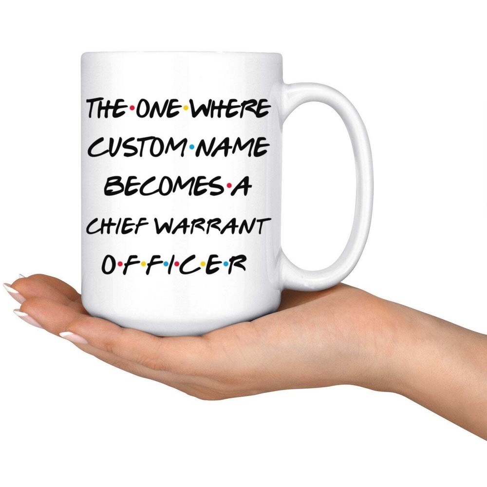 Personalized Chief Warrant Officer Mug Warrant Officer Promotion Present Best