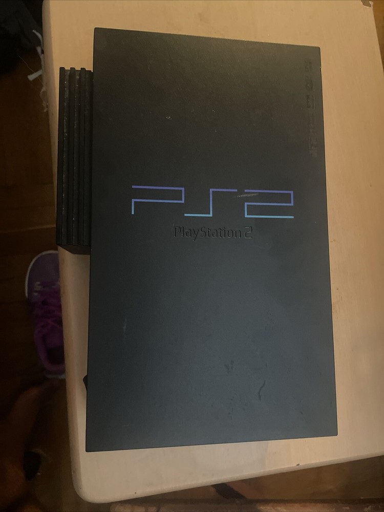 Sony PS2 Fat Console with Network Adapter Parts Only READ