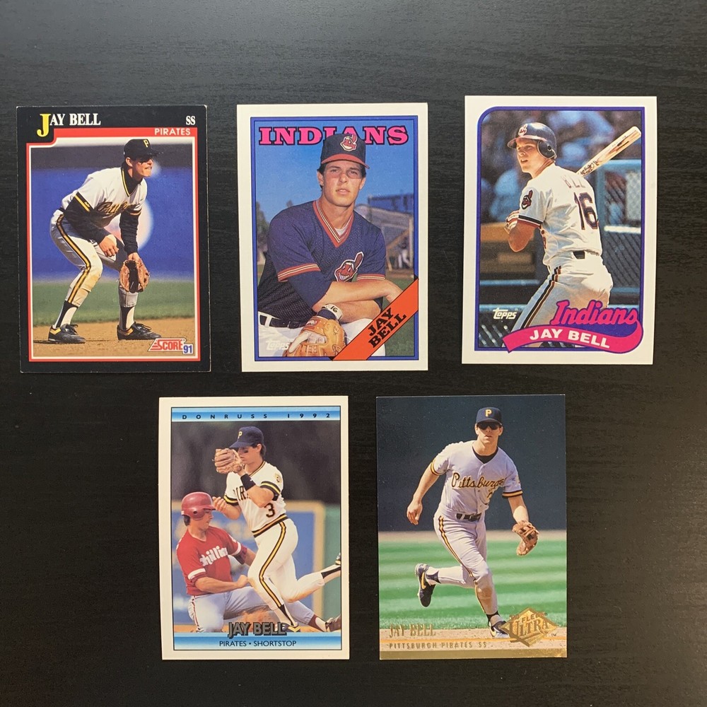 5 Card Jay Bell MLB Baseball Lot VG