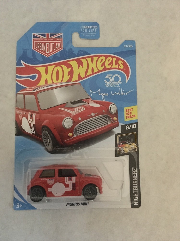 Hot Wheels Morris Mini Magnus Walke r#311 /365 Nightburnerz 8/10