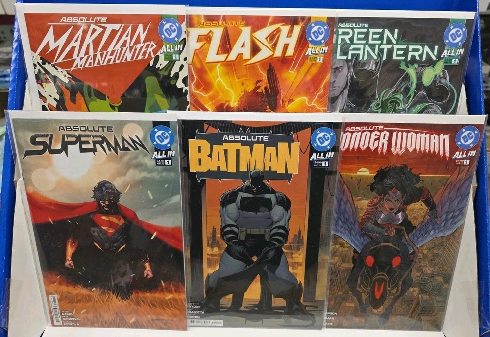 ABSOLUTE BATMAN #1 SUPERMAN WONDER WOMAN FLASH MANHUNTER LANTERN (DC) 1st PRINTS