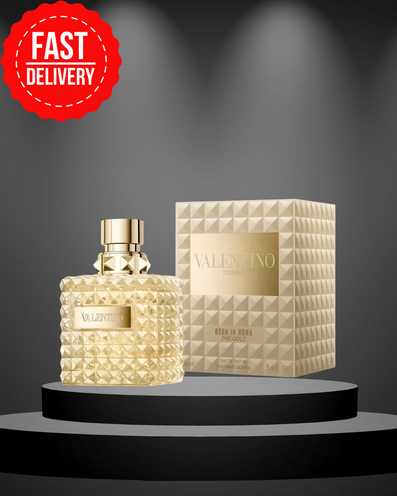 Valentino Born in Roma The Gold Donna Eau de Parfum Women 3.4oz/100ml  Brand New