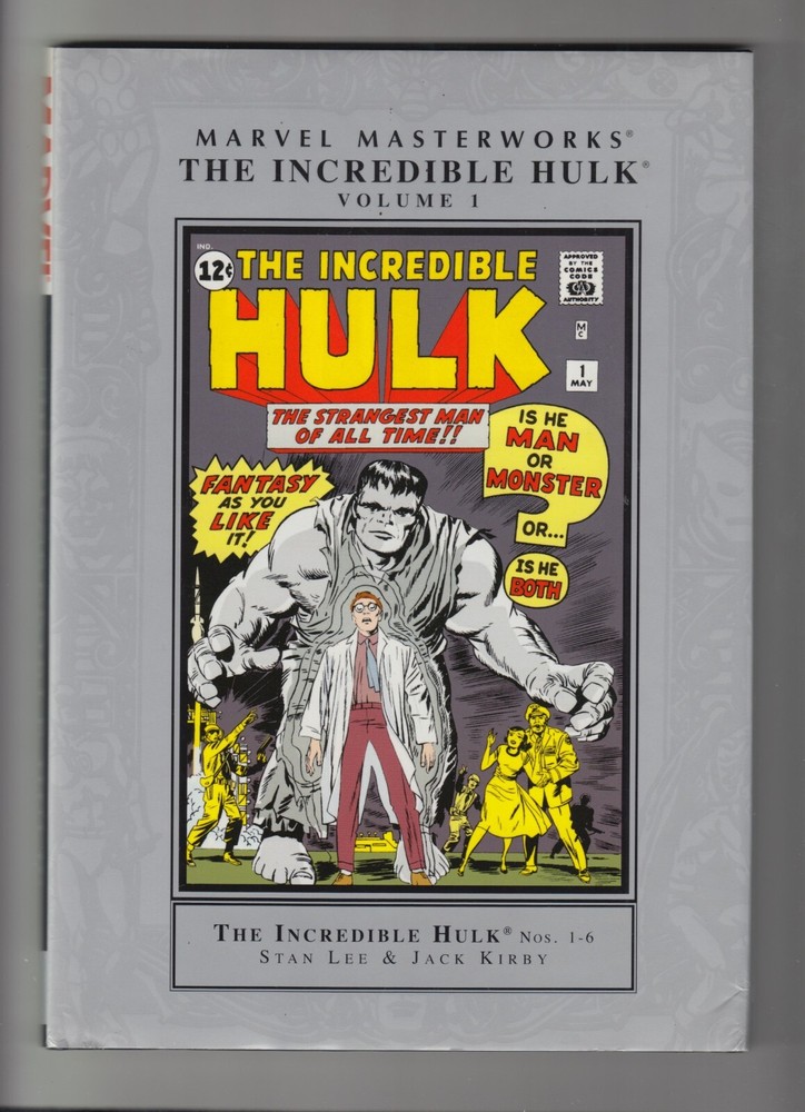 Marvel Masterworks Vol 1 Incredible Hulk HC Collects Issues 1-6 OOP